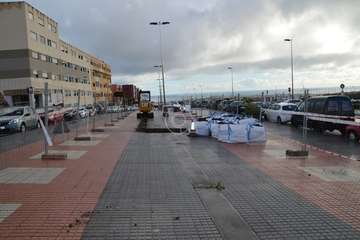 Obras en la Rambla de Pedro Lezcano